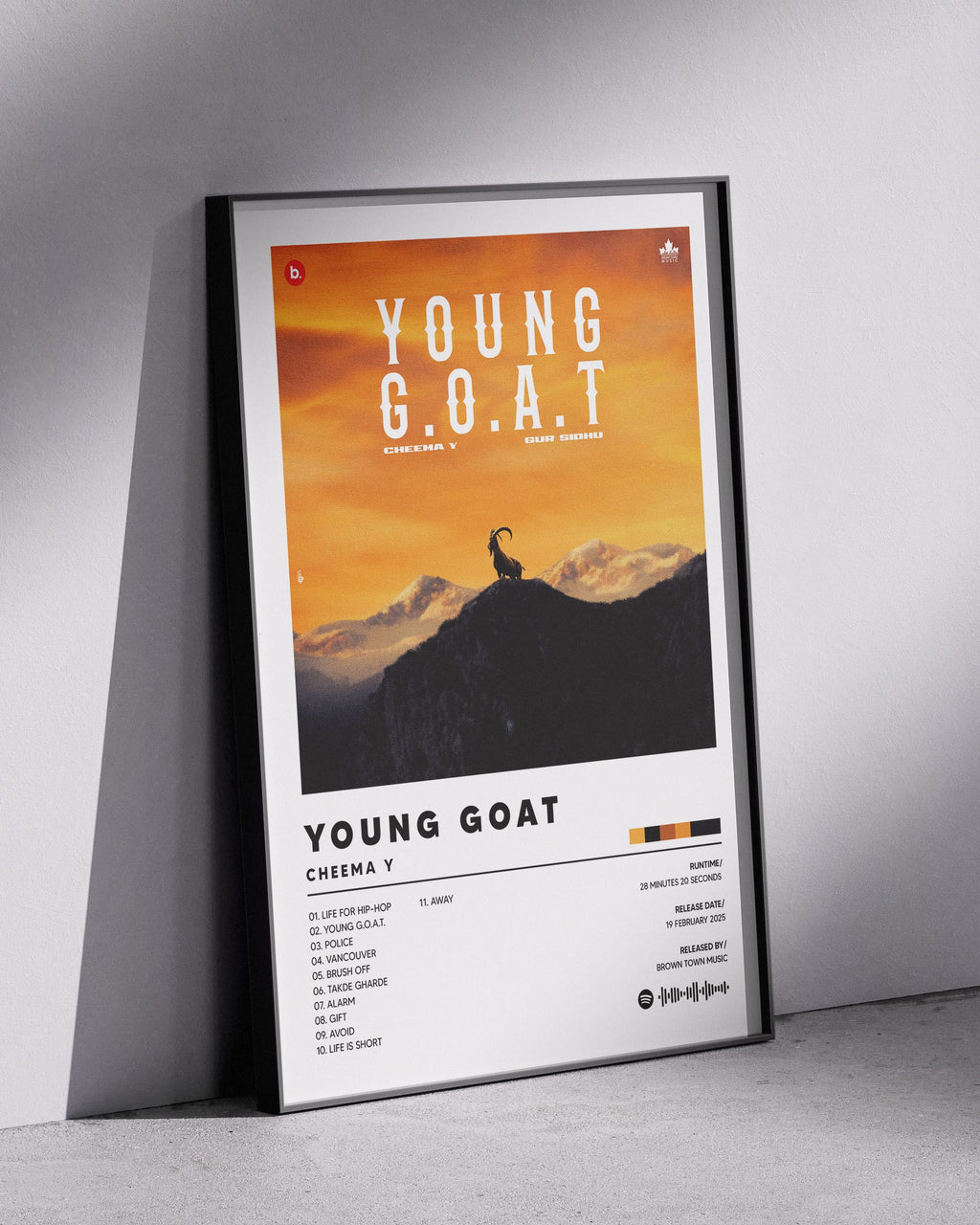 Young G.O.A.T. – Cheema Y